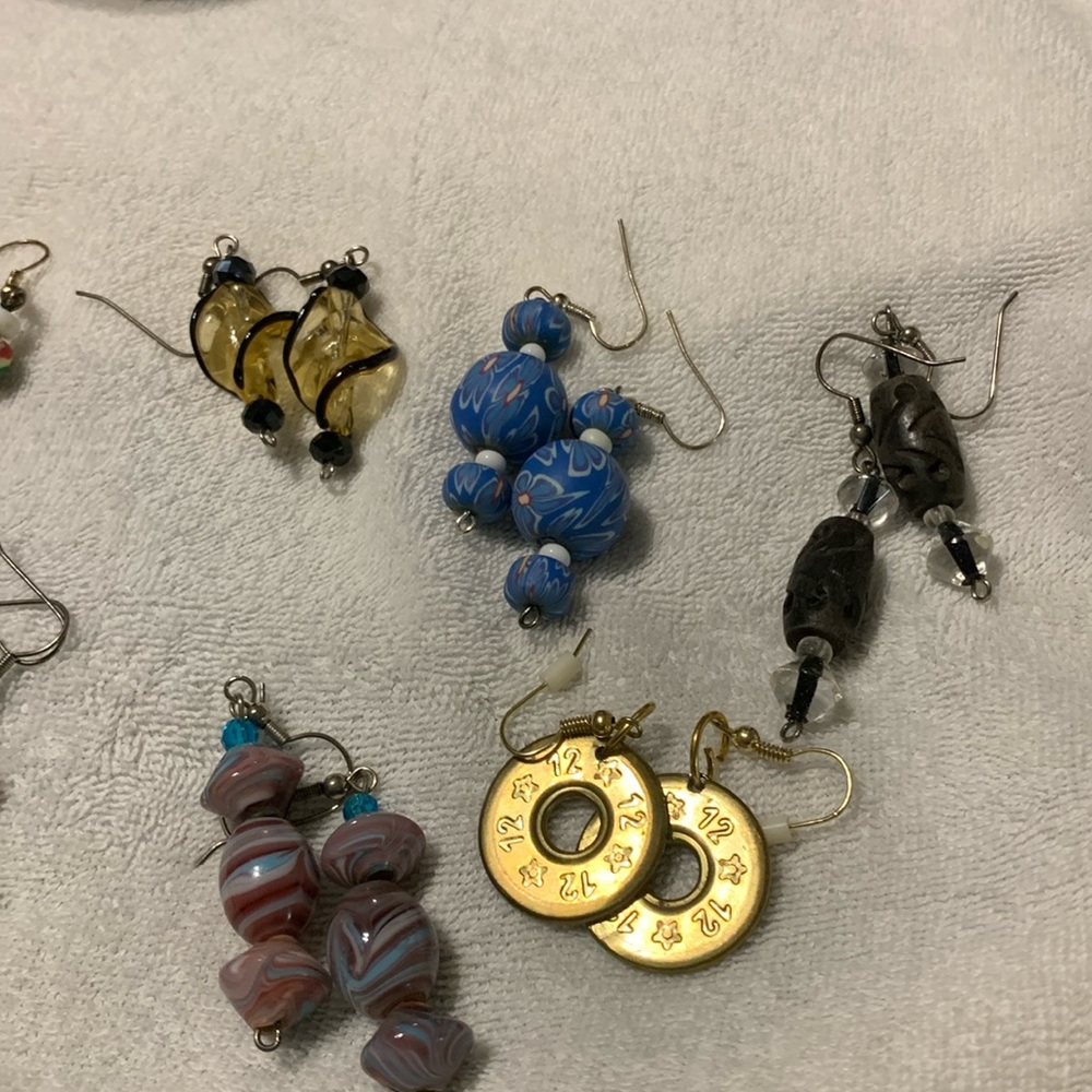 13 Pair Earrings Lot